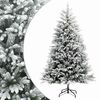 vidaXL Umjetno božićno drvce s nogom 240 cm PVC i metal