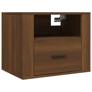 vidaXL Zidni noćni ormarić smeđeg hrasta 50x36x40 cm