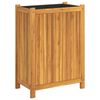 vidaXL Vrtna sadilica s oblogom 54x31x75 cm od masivnog drva bagrema