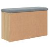 vidaXL Klupa za cipele Sonoma hrast 82x32x50 cm Konstruirano drvo