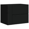 vidaXL Zidni noćni ormarići 2 kom crni 45 x 30 x 35 cm