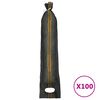 vidaXL Vreće za pijesak 100 kom tamnozelene 103 x 25 cm HDPE