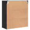 vidaXL Ormar za cipele s policom Crni hrast 77,5 x 30 x 83,5 cm