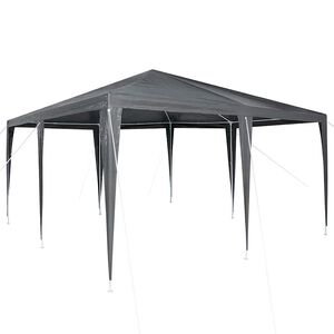 vidaXL &Scaron;ator za zabave Antracit 400 x 400 x 266 cm Polietilen i čelik