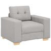 vidaXL Sofa fotelja siva 100x78x80 cm tkanina