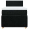 vidaXL Box spring krevet s madracem crni 90x190 cm od tkanine