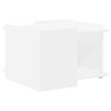 vidaXL Kava Stol Bijela 50,5 x 50 x 33 cm Konstruirano drvo