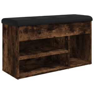 vidaXL Klupa za cipele boja hrasta 82 x 32 x 45,5 cm konstruirano drvo