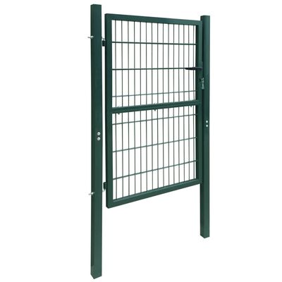 vidaXL 2D vrata za ogradu (jednostruka) zelena 106 x 170 cm