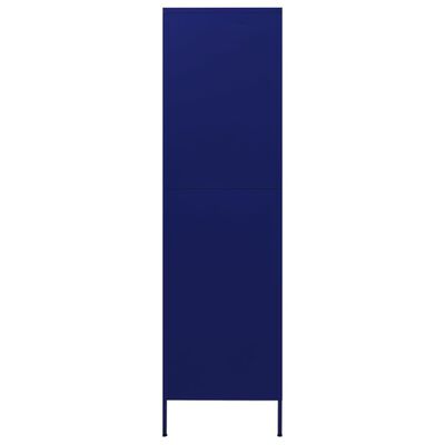 vidaXL Ormar modri 90 x 50 x 180 cm čelični