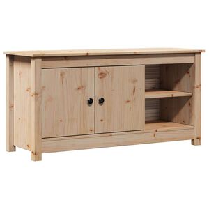 vidaXL TV ormarić 103 x 36,5 x 52 cm od masivne borovine