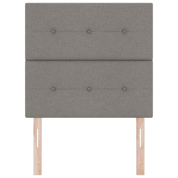 vidaXL Uzglavlje podesivo po visini Sivo-smeđa 100 cm tkanina