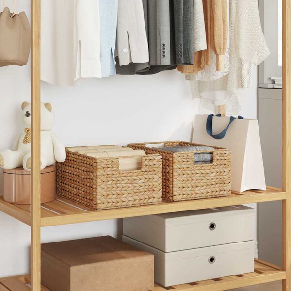 vidaXL Ko&scaron;are za pohranu 2 pcs Prirodna 35 x 25 x 17 cm Zumbul