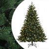 vidaXL Umjetno božićno drvce s nogom 120 cm 150 LED lampica