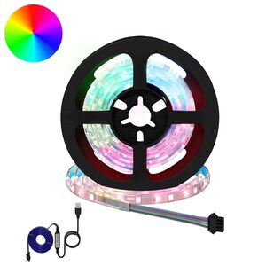 vidaXL LED traka 2 kom. Crna i prozirna Bakar i plastika