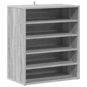 vidaXL Ormarić za cipele sivi hrast 60 x 35 x 70 cm konstruirano drvo