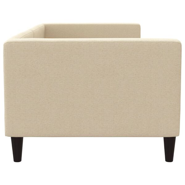 vidaXL Dnevni krevet krem 80 x 200 cm od tkanine