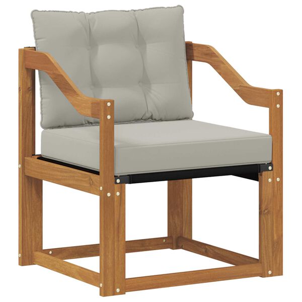 vidaXL Set vanjskih sofa Čvrsto drvo akacije i Textilene