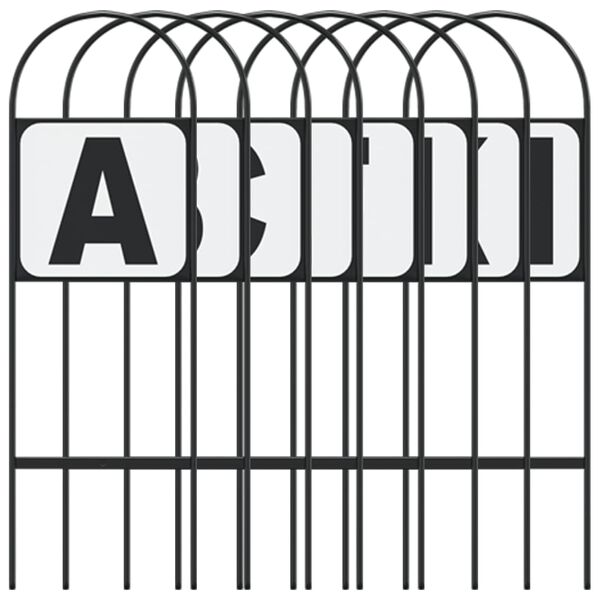 vidaXL Oznake za dresuru 8 kom čelične