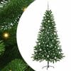 vidaXL Božićno drvce s 150 LED svjetlima s stalakom Zelena 150 cm PE