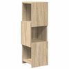 vidaXL Kutni ormarić 25,5x25x80cm Konstruirano drvo Sonoma hrast