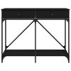 vidaXL Konzolni stol crni 100 x 39 x 78,5 cm od konstruiranog drva