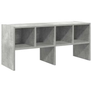 vidaXL Stalak za cipele koji se može složiti beton sivi 89,5x30x40 cm