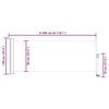 vidaXL Uvlačiva bočna tenda za terasu 100 x 300 cm siva