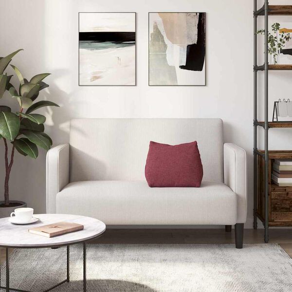 vidaXL Jastuk za leđa Vinska crvena 45 x 20 x 35 cm tkanina