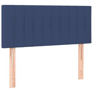 vidaXL Uzglavlje plavo 100x5x78/88 cm od tkanine