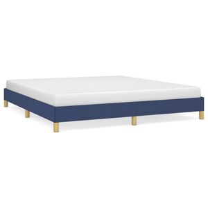 vidaXL Okvir za krevet bez madraca plavi 180x200 cm od tkanine