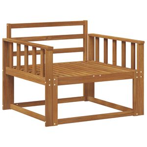vidaXL Srednja sofa za van Prirodna