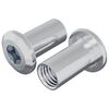 vidaXL Sigurnosna matica 2 kom. Nikla M6 x 25 mm Čelik