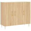 vidaXL Komoda boja hrasta sonome 90x34x80 cm od konstruiranog drva