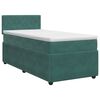 vidaXL Boxspring krevet s madracem Tamnozelena 90 x 190 cm Bar&scaron;un