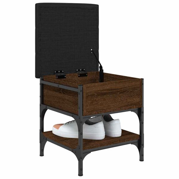 vidaXL Klupa za cipele boja hrasta 42x42x45 cm od konstruiranog drva