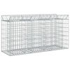 vidaXL Gabionski uzdignuti krevet 150 x 50 x 80 cm Pocinčani čelik