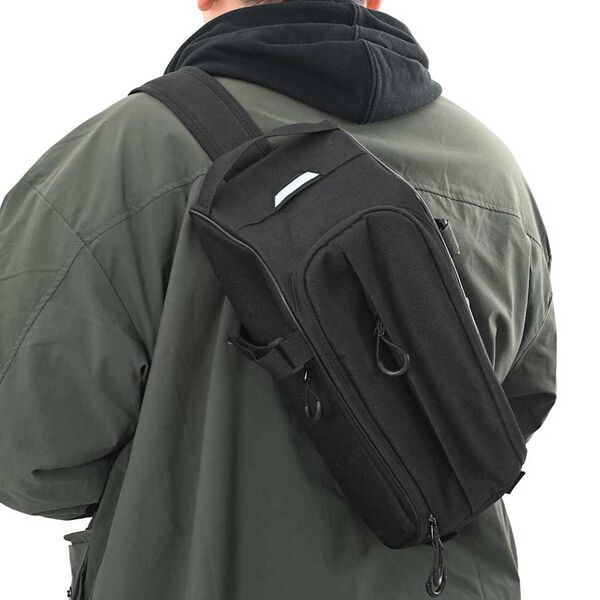 vidaXL Torba za bicikl Crna 38 x 16 x 16 cm Poliester