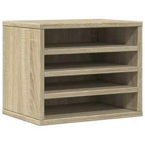 vidaXL Organizator za stol boja hrasta 36x26x29,5 cm konstruirano drvo