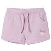 Dječje kratke hlače s vezicom &scaron;arene ljubičaste 116