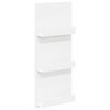 vidaXL Polica za časopise Bijelo 43 x 11 x 102 cm Konstruirano drvo