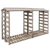 vidaXL Spremi&scaron;te za drva 300 x 90 x 176 cm od impregnirane borovine