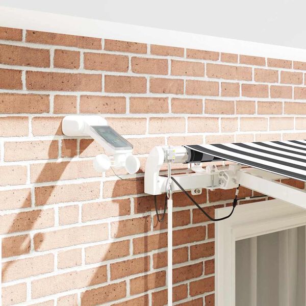 vidaXL Tenda na automatsko uvlačenje LED antracit i bijela 300x250 cm