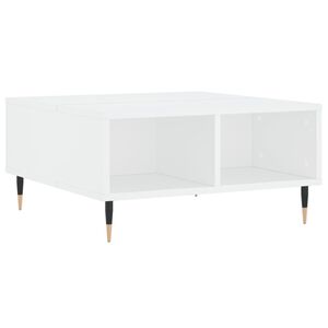 vidaXL Stolić za kavu bijeli 60 x 60 x 30 cm od konstruiranog drva