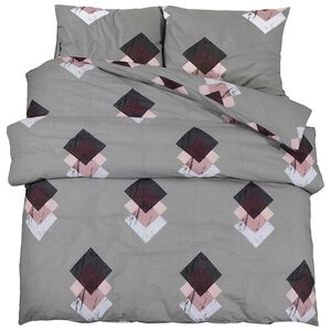 vidaXL Set navlaka za poplun vi&scaron;ebojni 155x220 cm pamuk