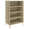 vidaXL Komoda boja hrasta sonome 57 x 35 x 90 cm konstruirano drvo