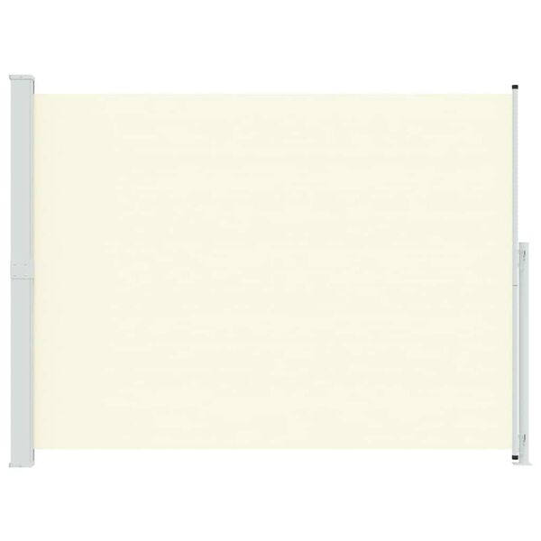 vidaXL Uvlačiva bočna tenda za terasu 220 x 300 cm krem