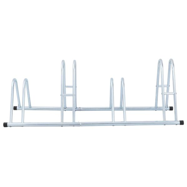 vidaXL Stalak za 4 bicikla podni samostojeći od pocinčanog čelika