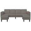 vidaXL Sofa s jastukom Svijetlo siva 250 x 188 x 76 cm Kordura tekstil