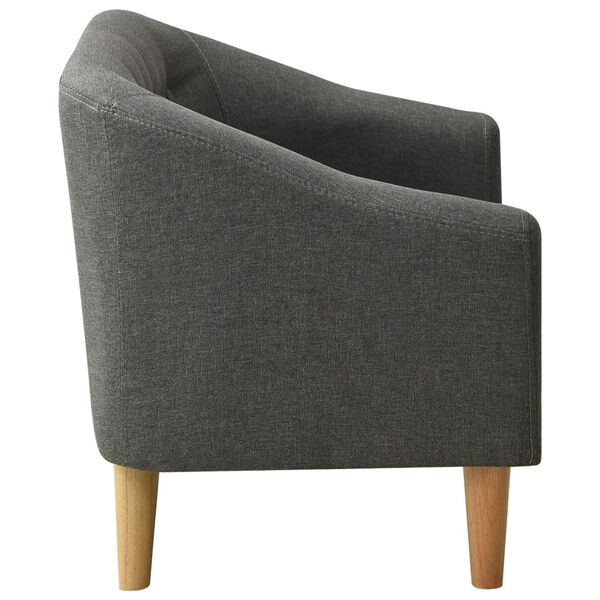 vidaXL Dječja sofa od tkanine siva